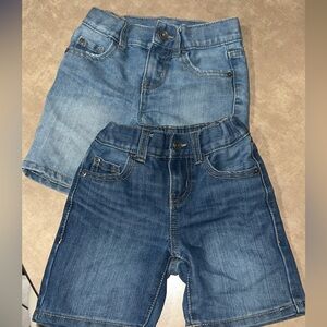 2 pair boys denim shorts